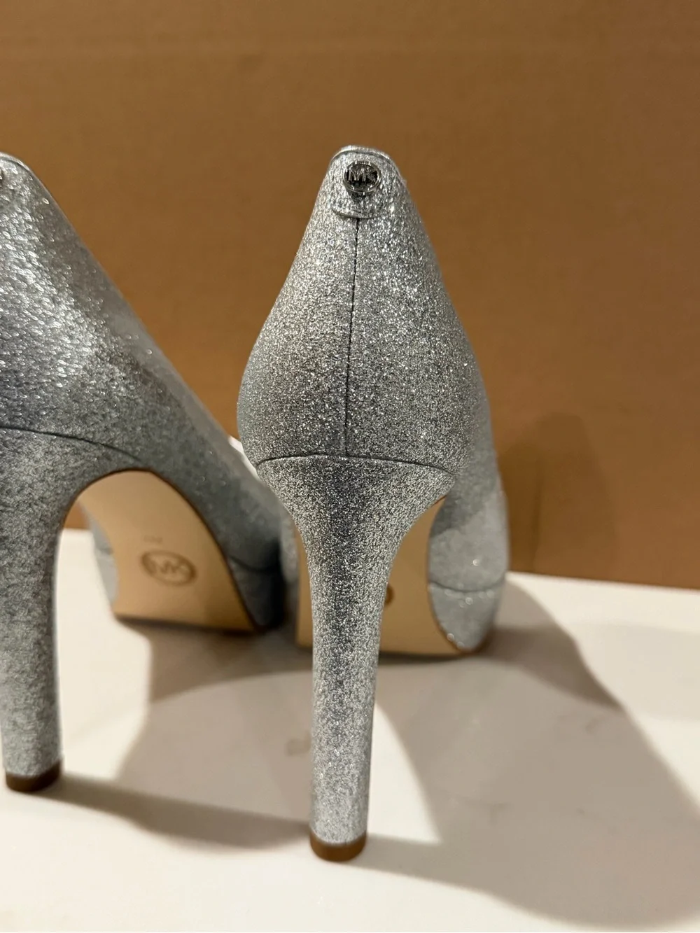 Michael Kors Chantal Platform Pump Silver
